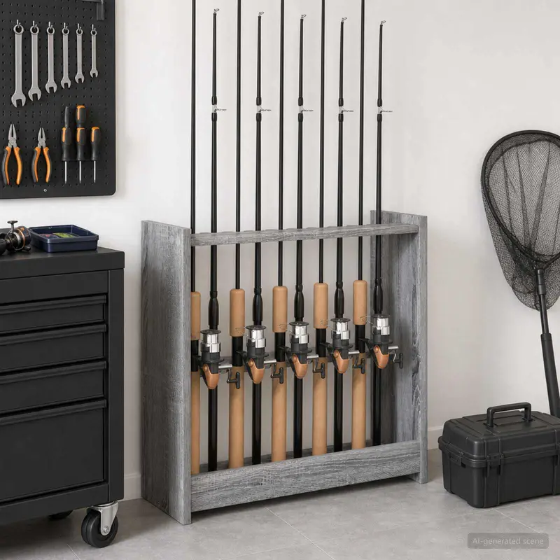Vidaxl biljartkeu standaard bewerkt hout 60 x 20 x 57 cm grijs sonoma