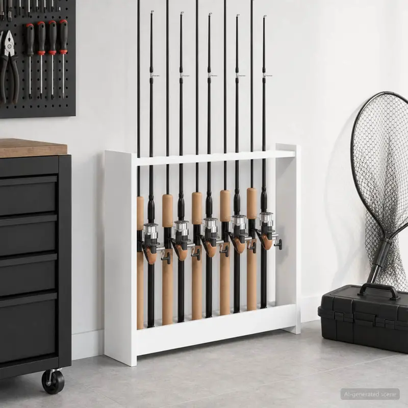 Vidaxl biljartkeu standaard bewerkt hout 60 x 20 x 57 cm wit