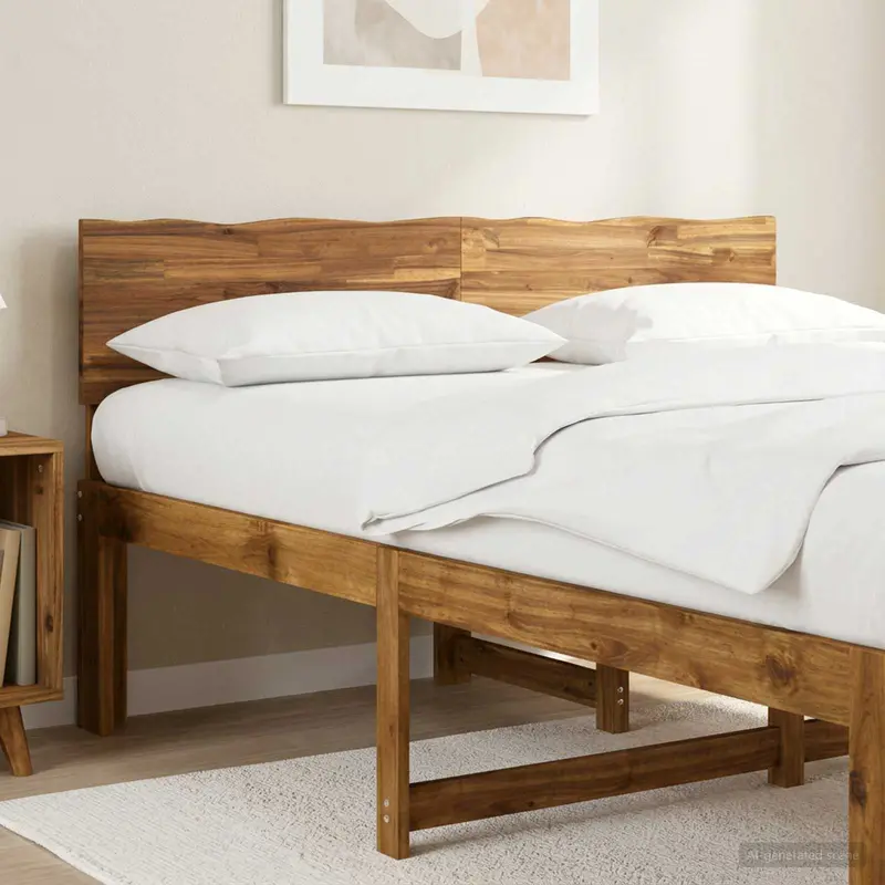 Vidaxl boomstamrand hoofdeinde rostock naturel 160 cm