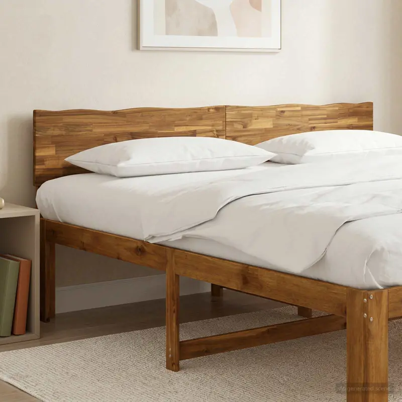 Vidaxl boomstamrand hoofdeinde rostock naturel 200 cm