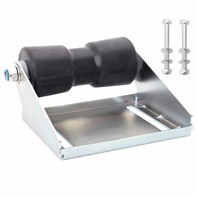 Vidaxl boot trailer roller met beugel 20,3 cm gegalvaniseerd staal