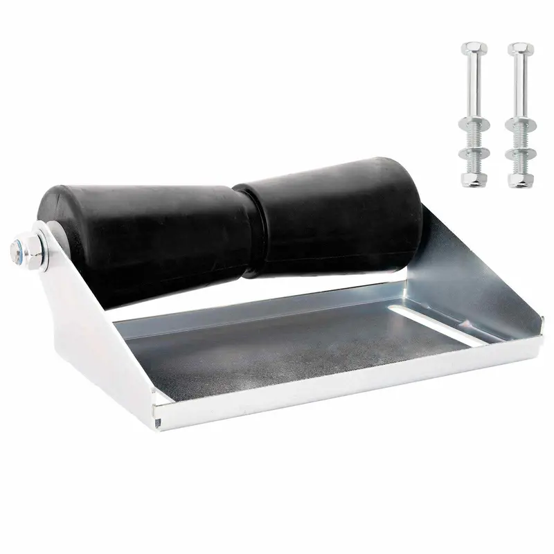 Vidaxl boot trailer roller met beugel 30,5 cm gegalvaniseerd staal
