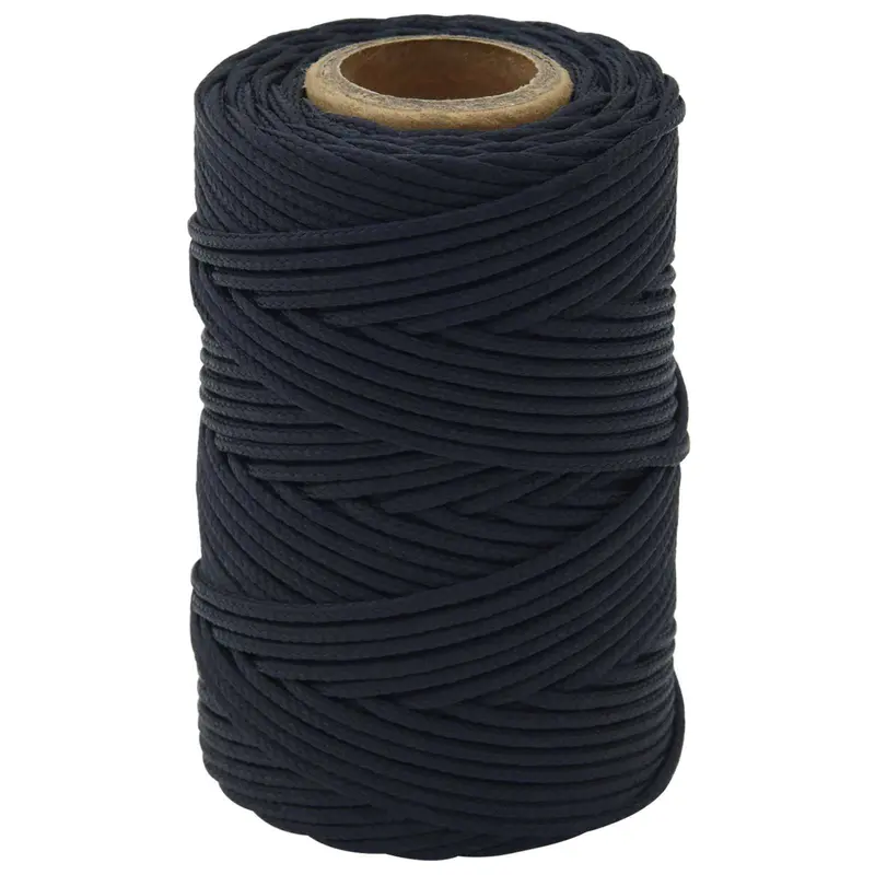 Vidaxl boottouw 0.2 mm 50 m koninklijk blauw polyester