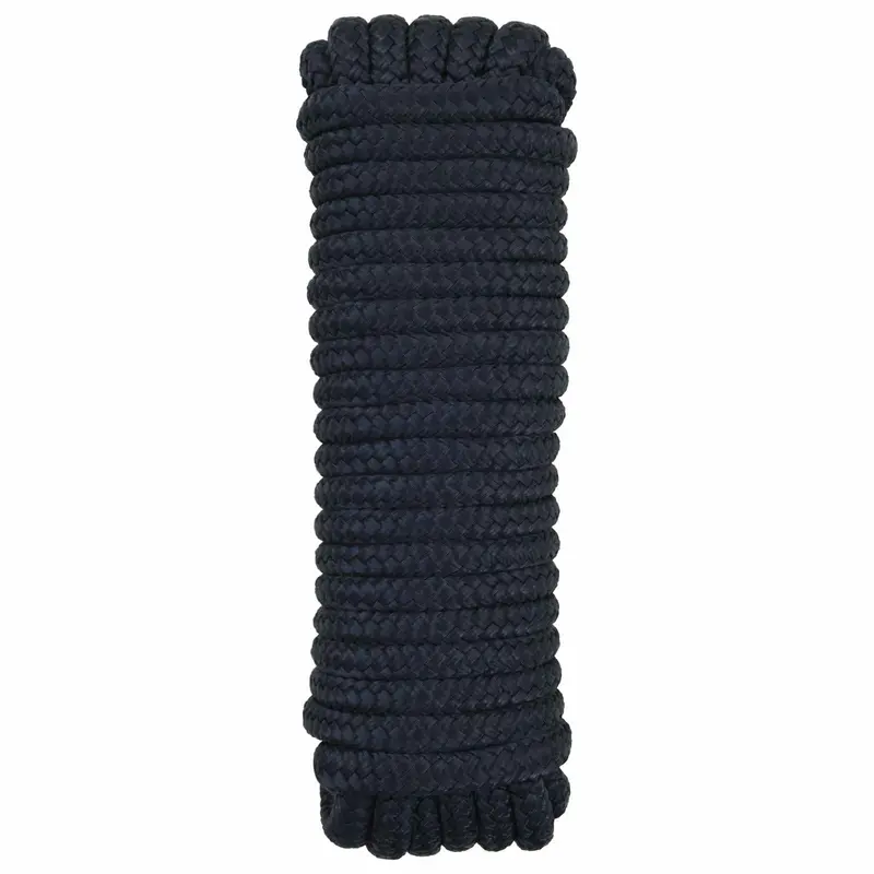 Vidaxl boottouw 12 mm 12 m koninklijk blauw polyester
