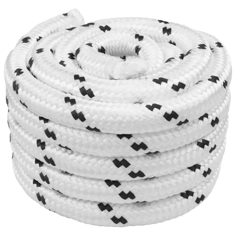 Vidaxl boottouw 2.5 mm 25 m wit polyester