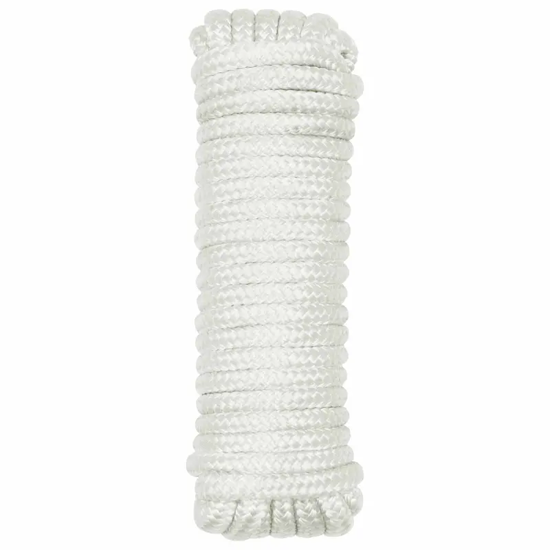 Vidaxl boottouw 2 mm 12 m wit polyester