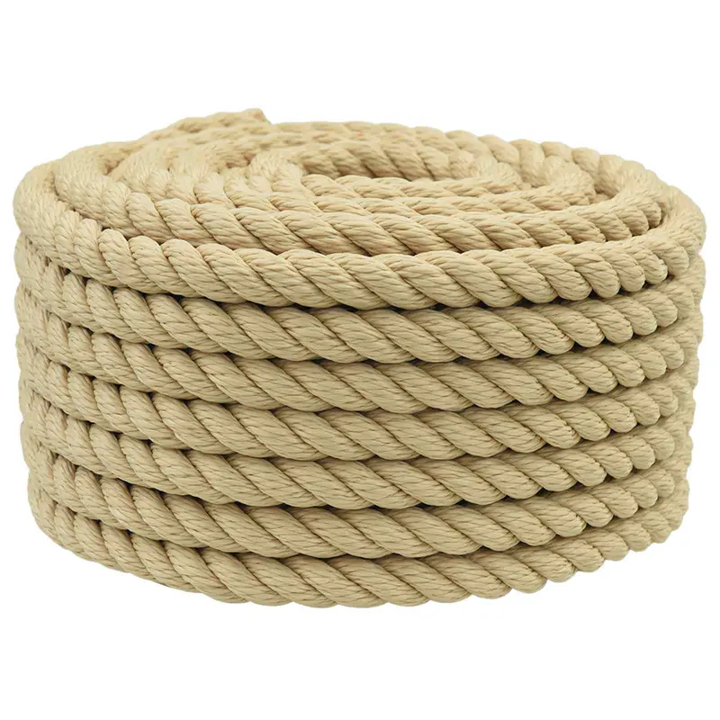 Vidaxl boottouw 2 mm 50 m naturel