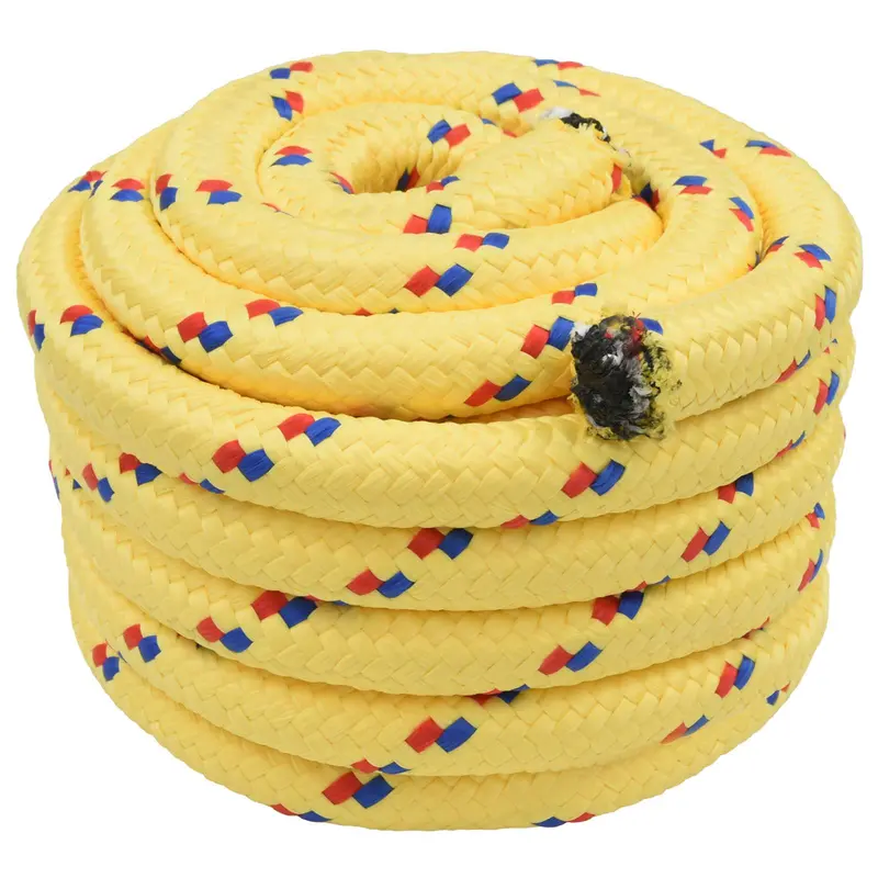 Vidaxl boottouw 4 mm 25 m geel
