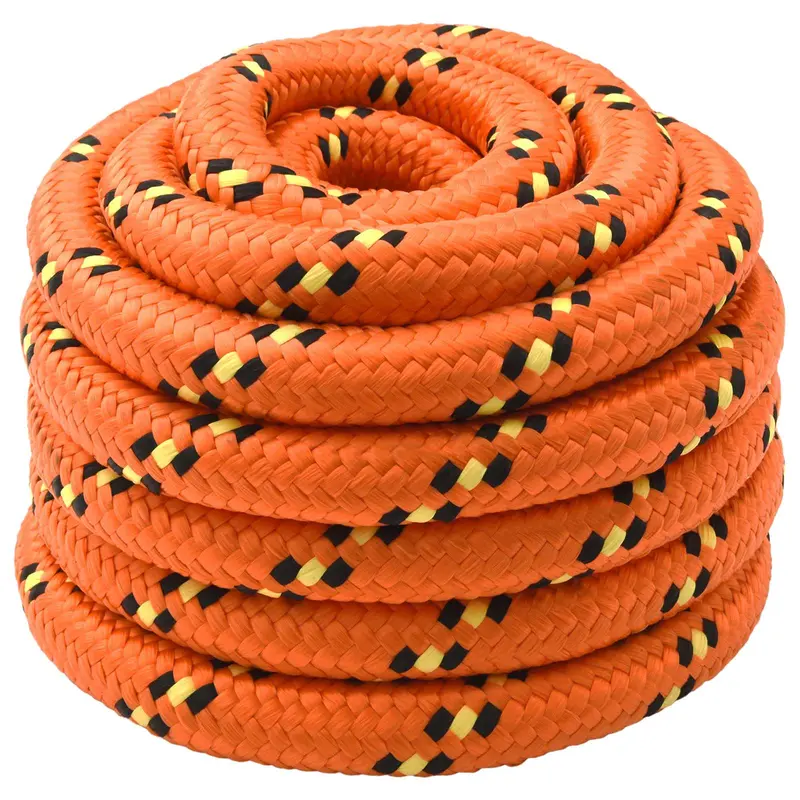 Vidaxl boottouw 5 mm 25 m oranje