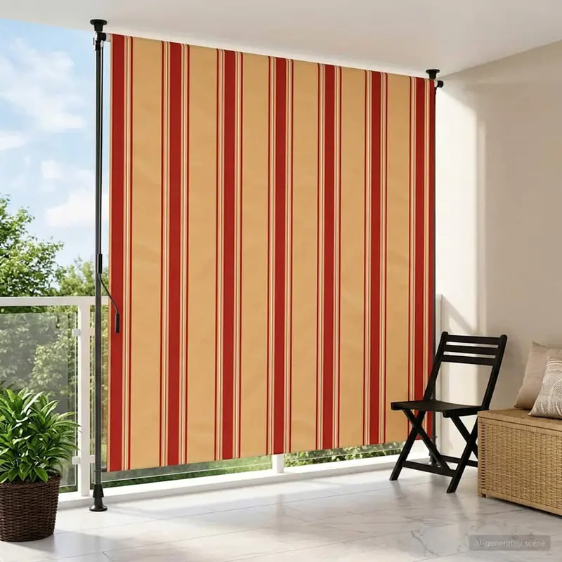Vidaxl buiten rolgordijn multikleur 120 x 270 cm