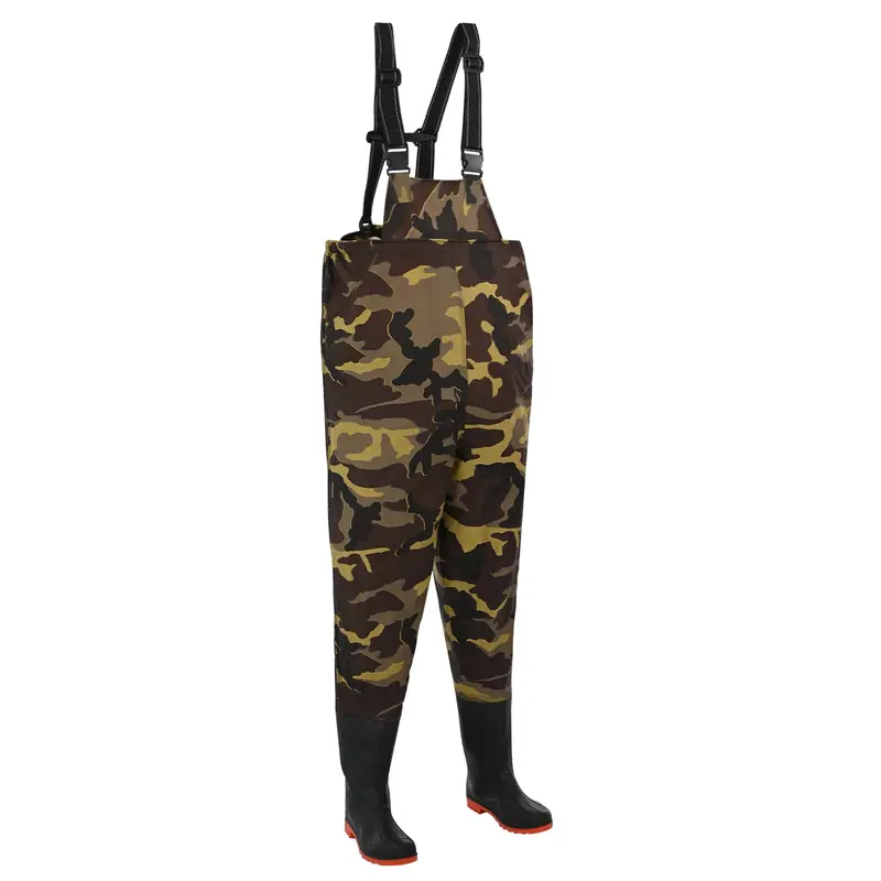 Vidaxl chest waders met laarzen pvc gecoate polyester maat 38