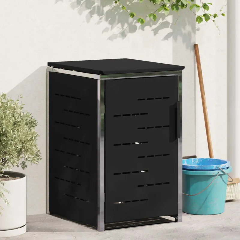 Vidaxl containerombouw for 1 bin 240l zwart