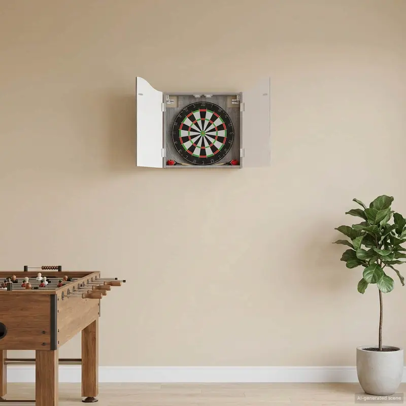 Vidaxl dartbord kabinet grijs sonoma 56 x 12 x 63 cm bewerkt hout