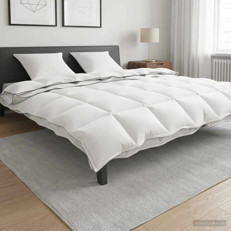 Vidaxl dekbed 260 x 240 cm 100% katoen wit