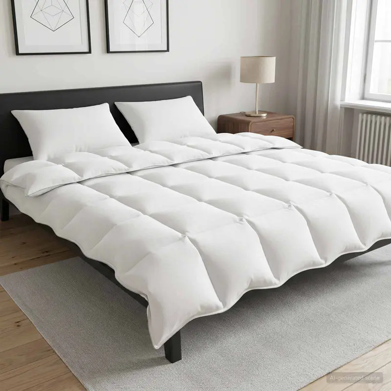 Vidaxl dekbed en hoofdkussen set 3 st 200 x 220 cm winter 1800 g pc
