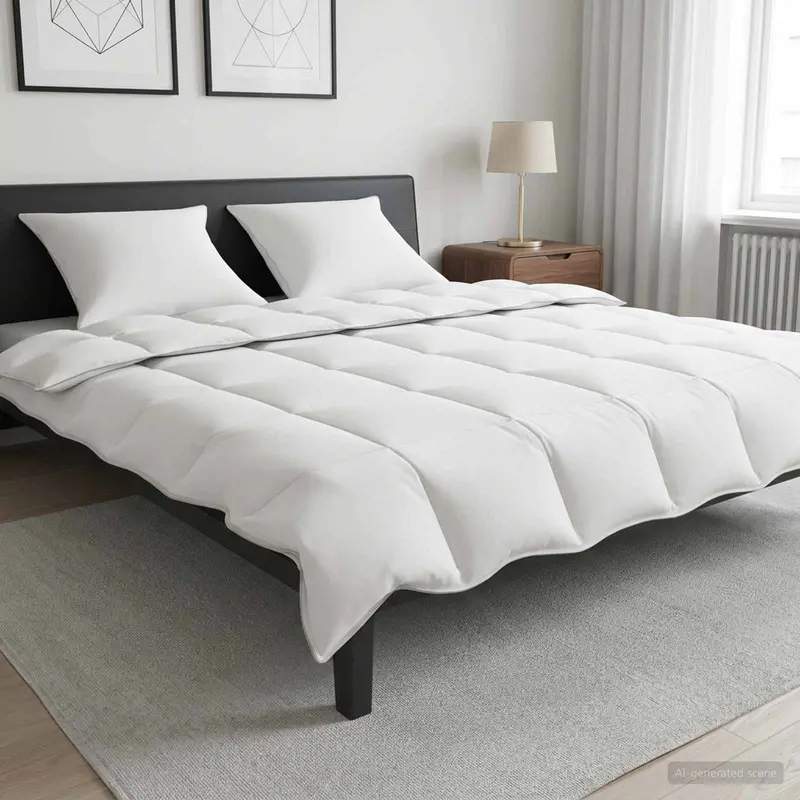 Vidaxl dekbed en hoofdkussen set 3 st 200 x 220 cm winter 720 g stuk
