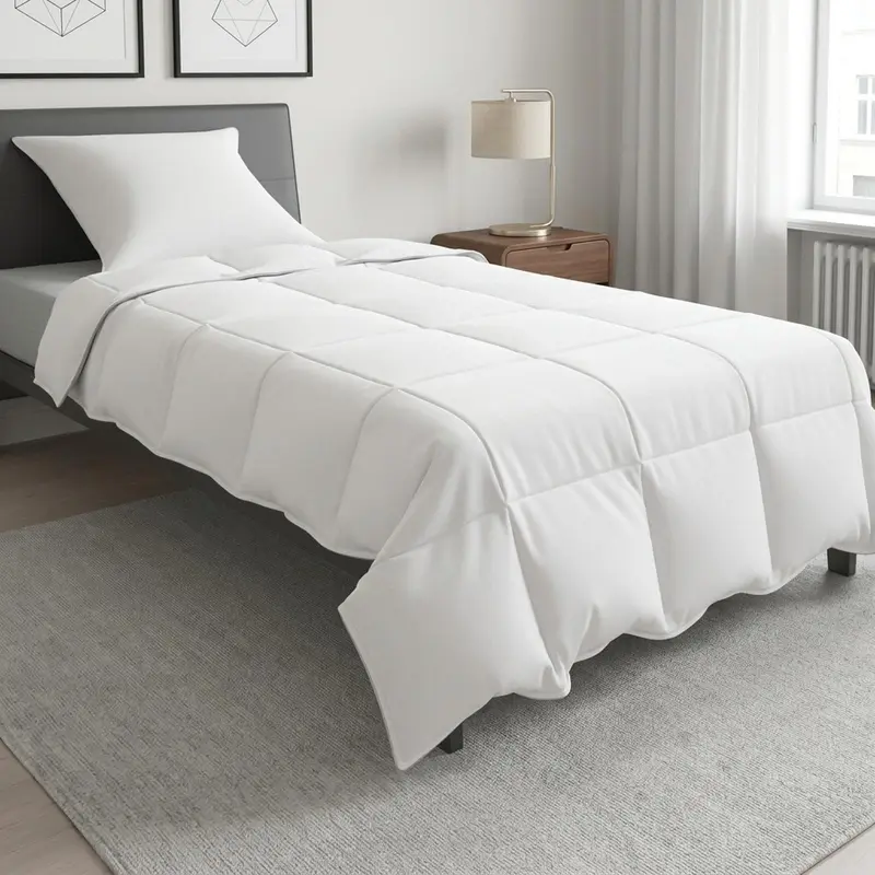 Vidaxl dekbedset 2 st wit bamboevezel