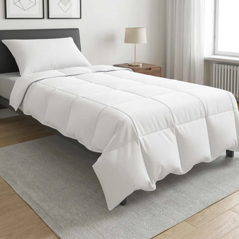 Vidaxl dekbedset 2 st wit bamboevezel