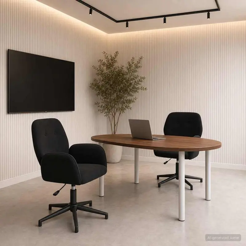 Vidaxl draaiende bureaustoelen 2 st 54 x 55 x 90 cm zwart fluweel