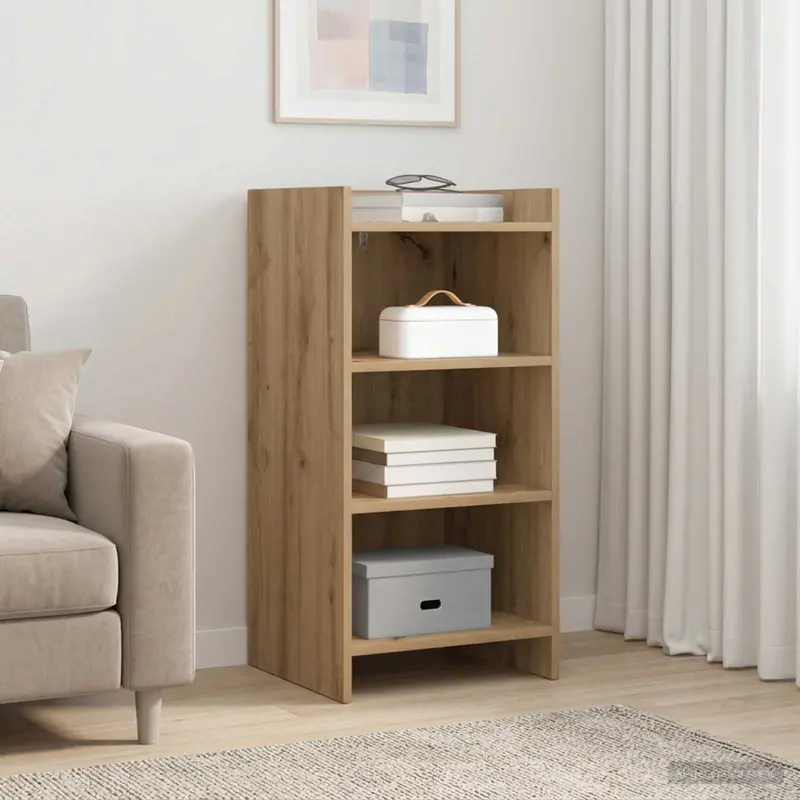Vidaxl dressoir artisanaal eiken 40 x 36 x 80 cm bewerkt hout