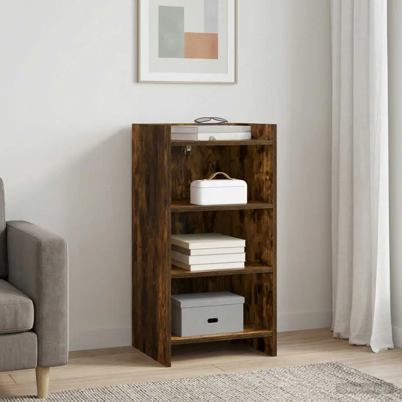 Vidaxl dressoir gerookt eiken 40 x 36 x 80 cm bewerkt hout
