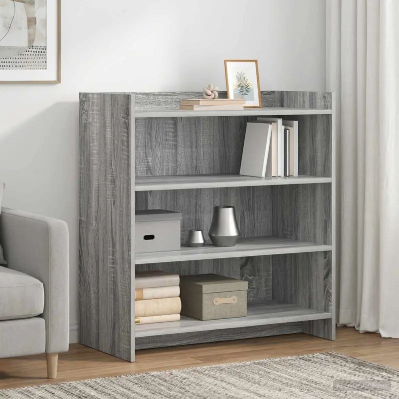 Vidaxl dressoir grijs sonoma 75 x 36 x 80 cm bewerkt hout