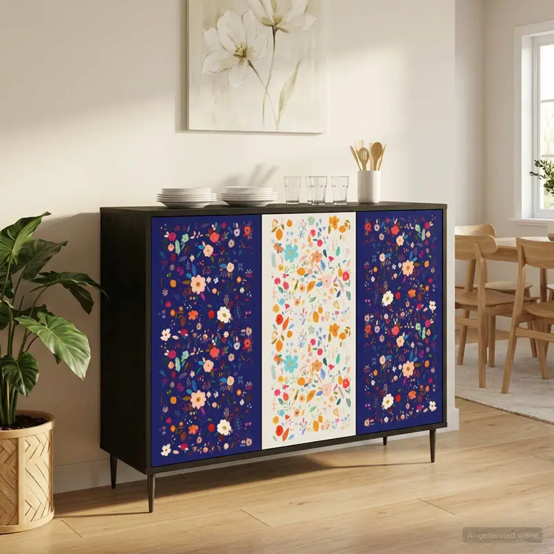 Vidaxl dressoir mainz zwart eiken 102 x 33 x 76 cm bewerkt hout