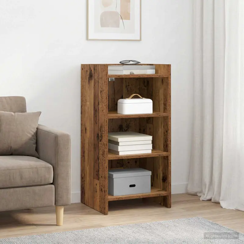 Vidaxl dressoir oud hout 40 x 36 x 80 cm bewerkt hout