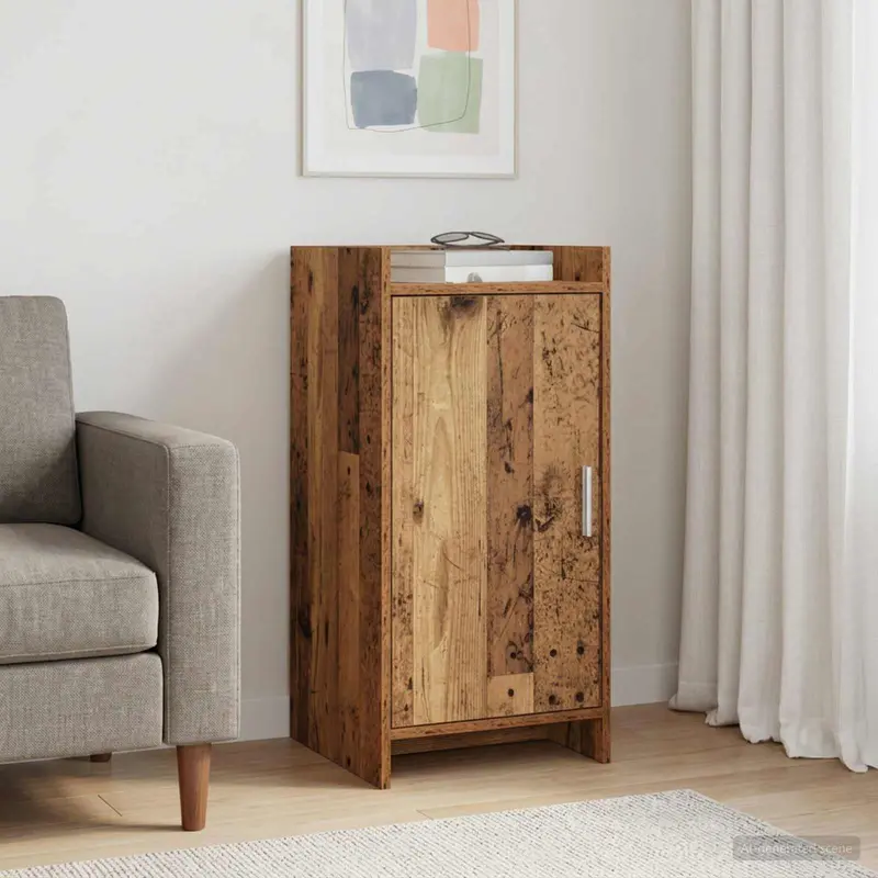 Vidaxl dressoir oud hout 40 x 36 x 80 cm bewerkt hout