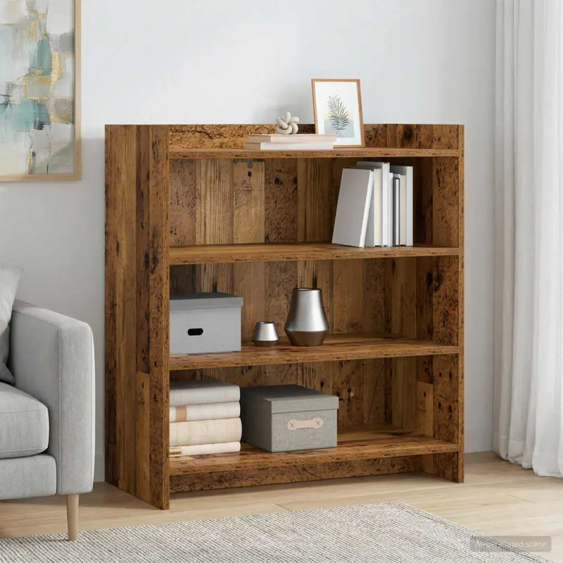Vidaxl dressoir oud hout 75 x 36 x 80 cm bewerkt hout