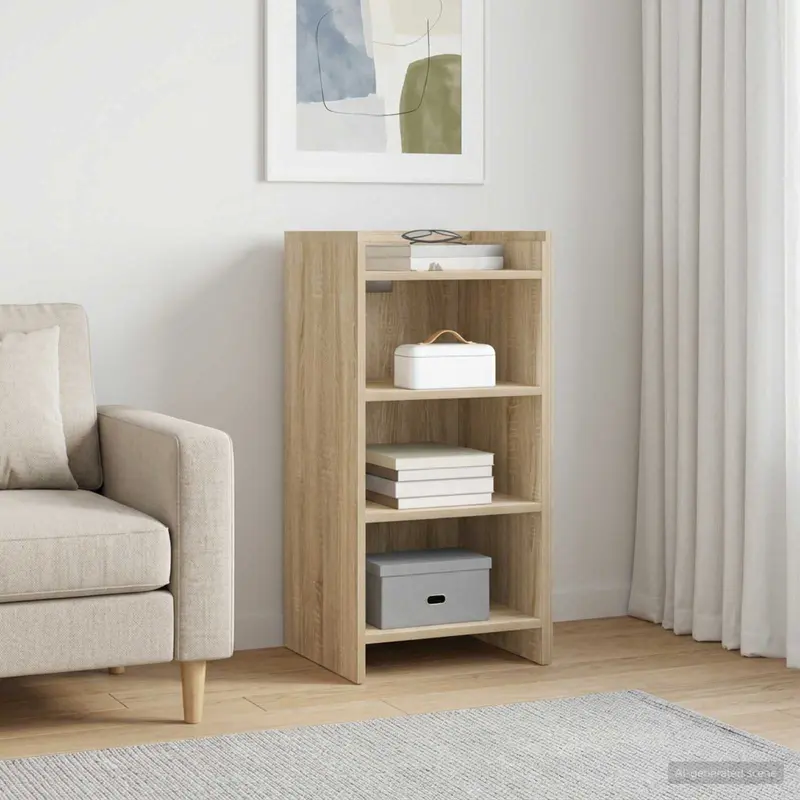 Vidaxl dressoir sonoma eiken 40 x 36 x 80 cm bewerkt hout