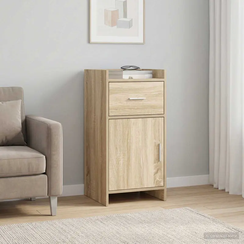 Vidaxl dressoir sonoma eiken 40 x 36 x 80 cm bewerkt hout