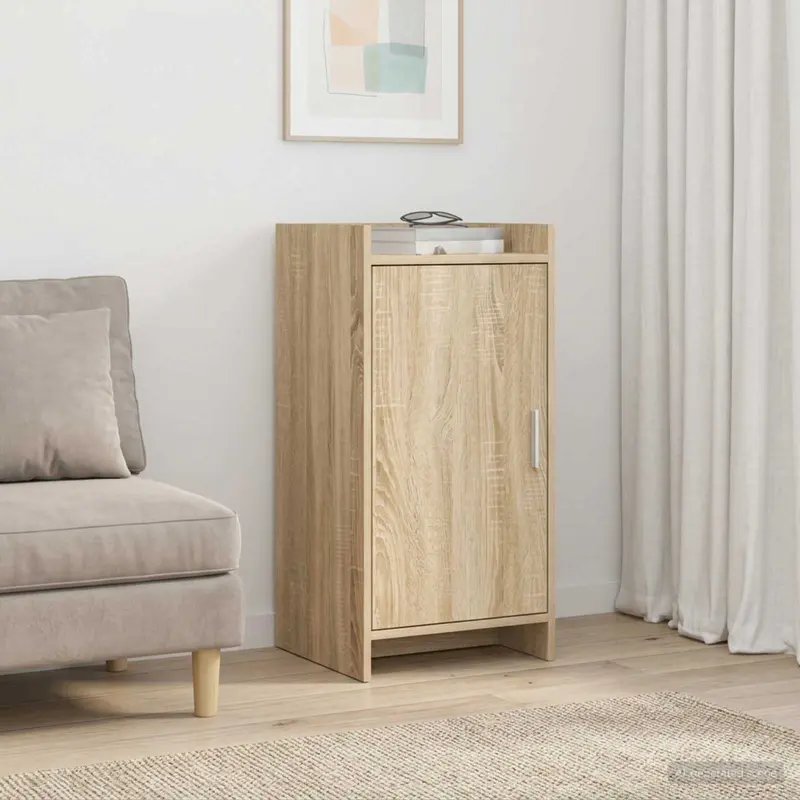 Vidaxl dressoir sonoma eiken 40 x 36 x 80 cm bewerkt hout