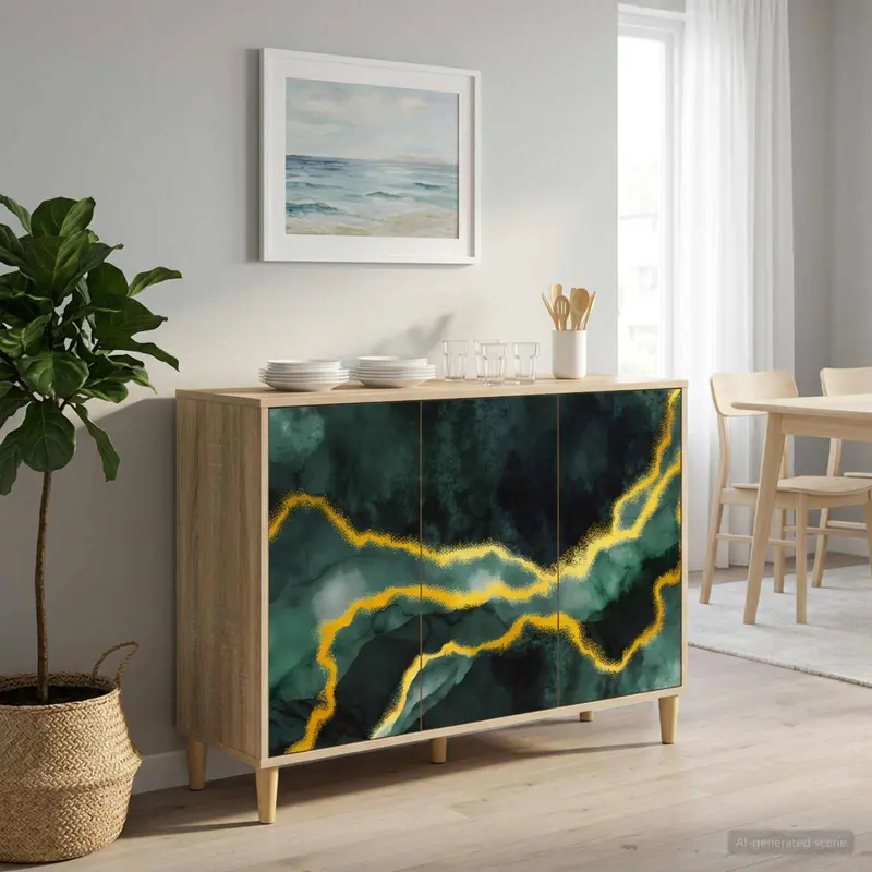 Vidaxl dressoir wijhe sonoma 102 x 33 x 75 cm bewerkt hout