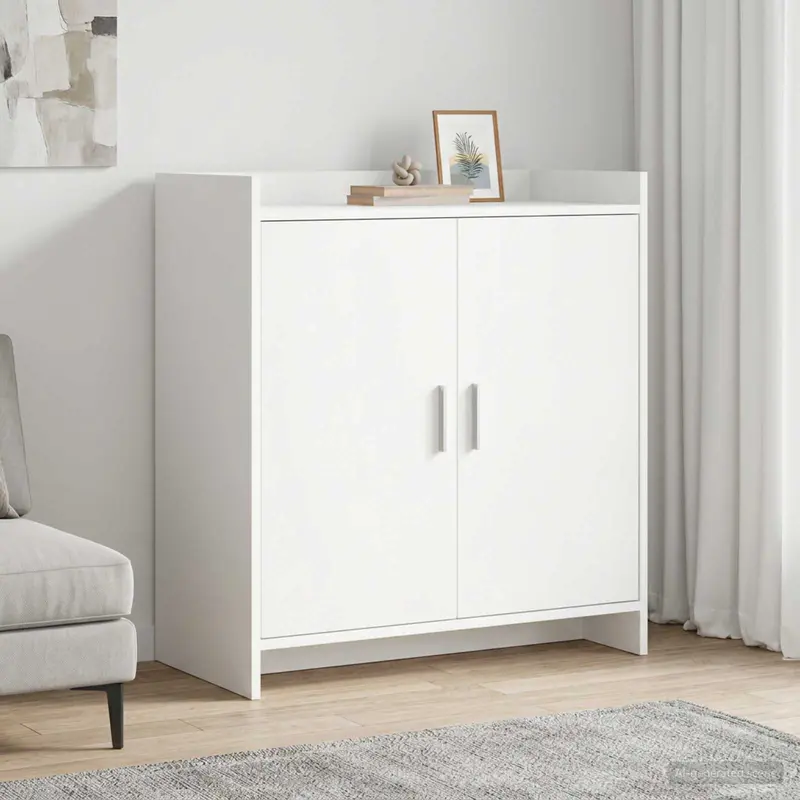 Vidaxl dressoir wit 72 x 36 x 80 cm bewerkt hout