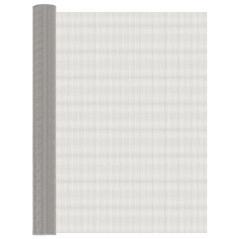 Vidaxl gaas scherm 100 x 500 cm 8 mesh rvs 201 zilverkleurig