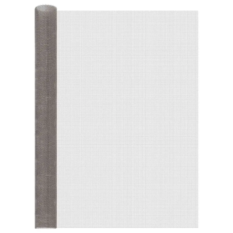 Vidaxl gaas scherm 120 x 200 cm 3 mesh rvs 201 zilverkleurig