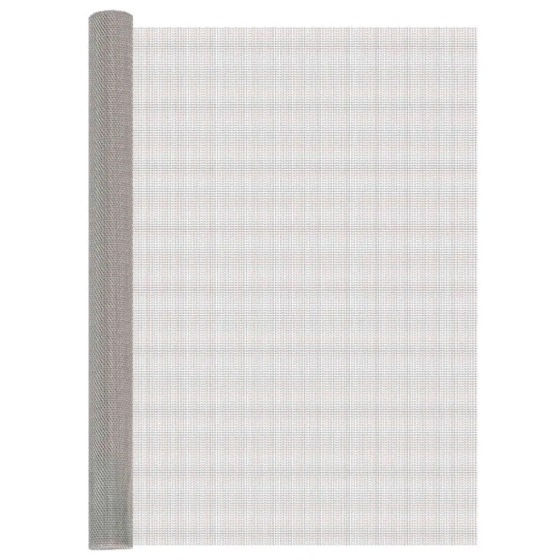 Vidaxl gaas scherm 120 x 500 cm 8 mesh rvs 201 zilverkleurig