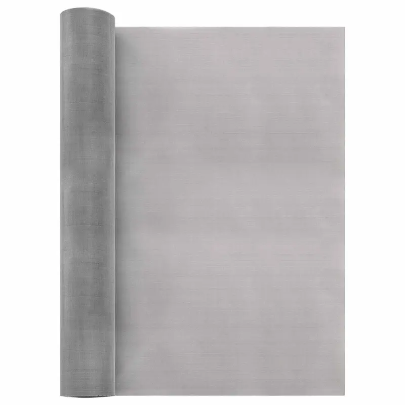 Vidaxl gaas scherm 40 x 2000 cm 60 mesh rvs 201 zilverkleurig