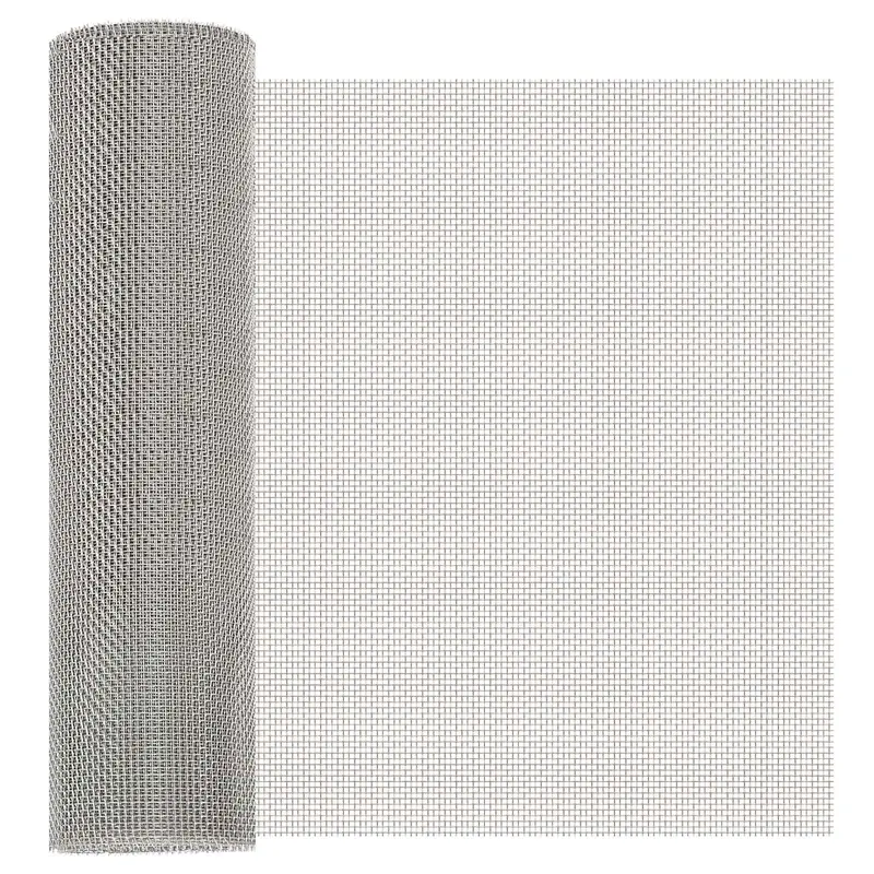 Vidaxl gaas scherm 40 x 500 cm 8 mesh rvs 201 zilverkleurig