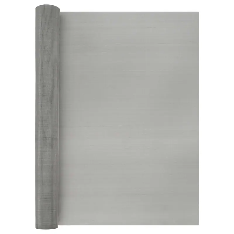 Vidaxl gaas scherm 60 x 1000 cm 60 mesh rvs 201 zilverkleurig