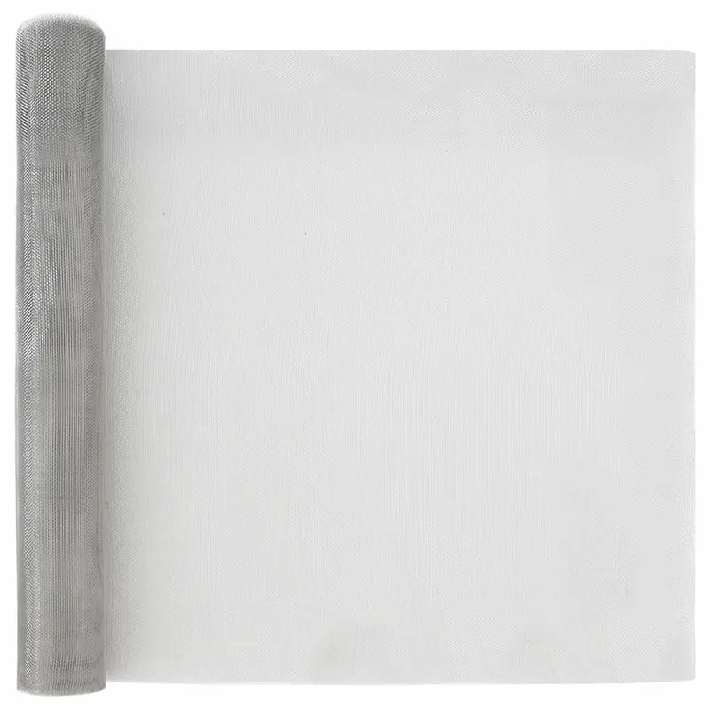 Vidaxl gaasnet 60 x 500 cm 18 mesh roestvrij staal 304 zilver