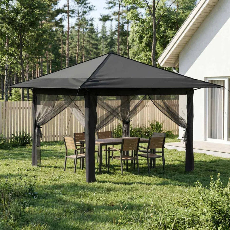 Vidaxl gazebo met 4 zijwanden 3,3 x 3,3 m