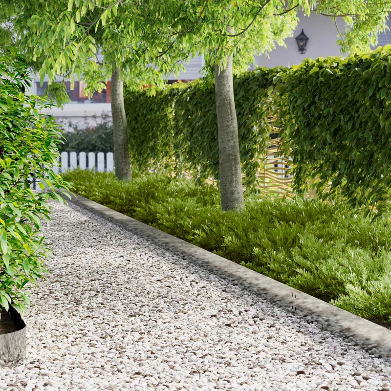 Vidaxl gazonrand 50 st 100 x 20 cm staal zilverkleurig