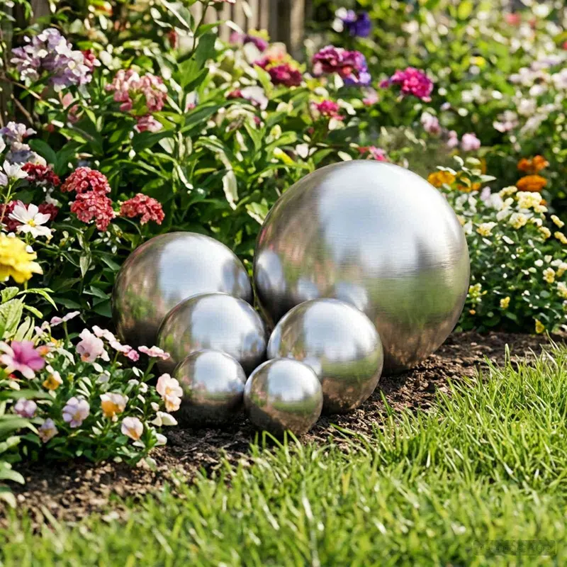 Vidaxl geborstelde bal 6 st ø 15 cm zilver rvs 201