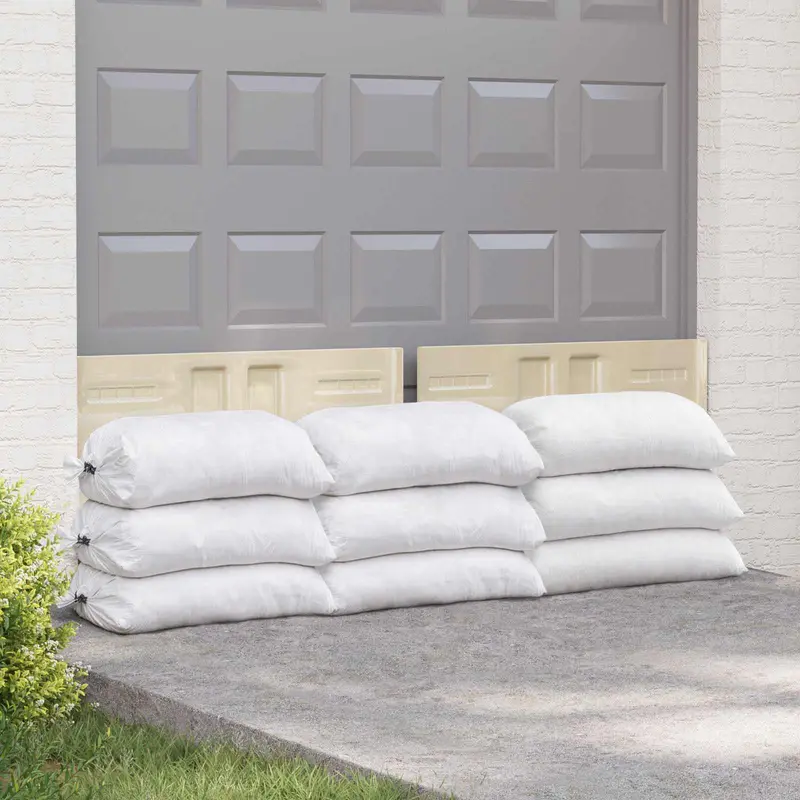 Vidaxl geweven zakken 10 st wit 30 x 45 cm pp