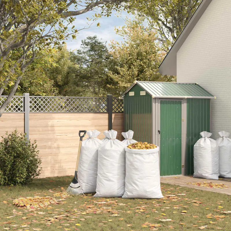 Vidaxl geweven zakken 10 st wit 60 x 110 cm pp