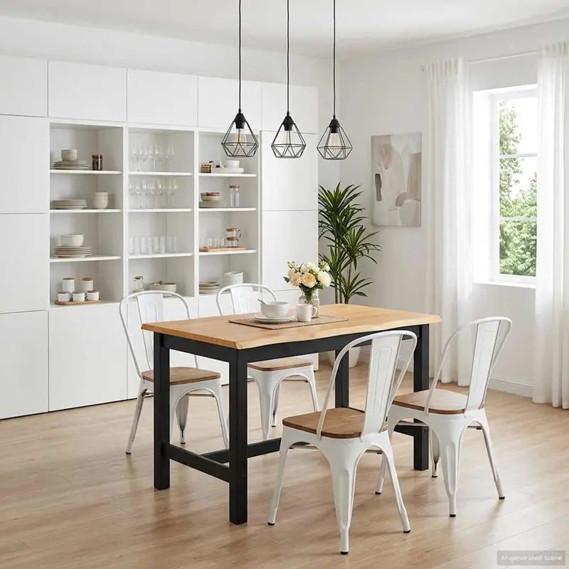 Vidaxl hoge bartafel ekai zwart 112 x 70 x 91 cm massief grenenhout