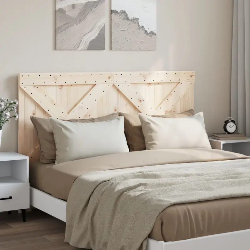 Vidaxl hoofdbord 160x104 cm massief grenenhout