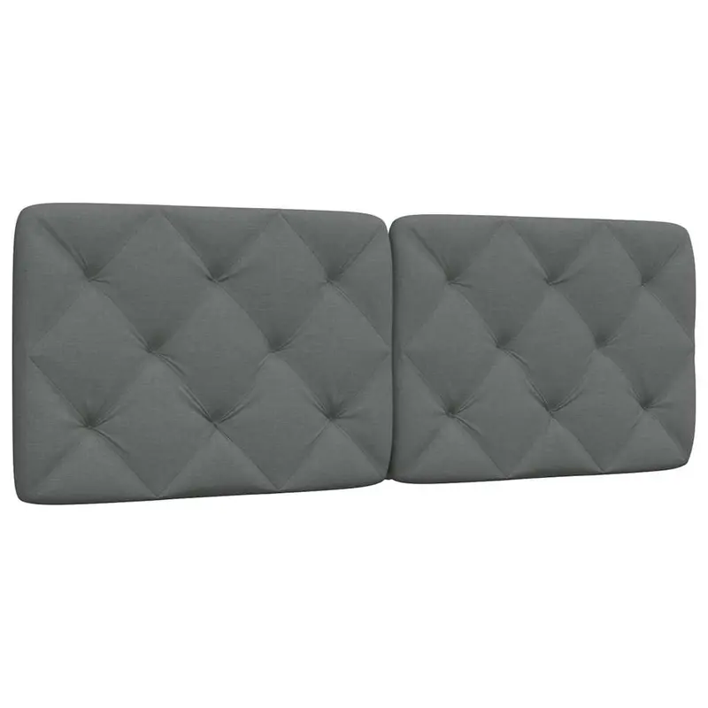 Vidaxl hoofdbordkussen 140 cm stof donkergrijs